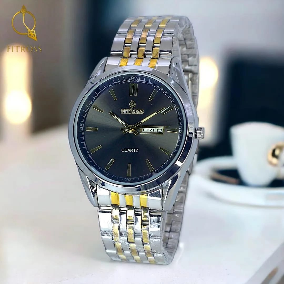 Classic Luxury Watch for Men / Boys With Day &amp; Date Working - Random Multicolor Dial